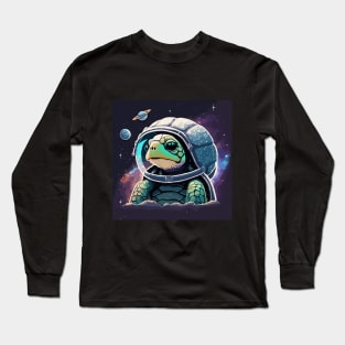 Turtle in space Long Sleeve T-Shirt